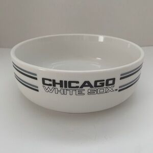 Chicago White Sox hunter ceramic pet bowl